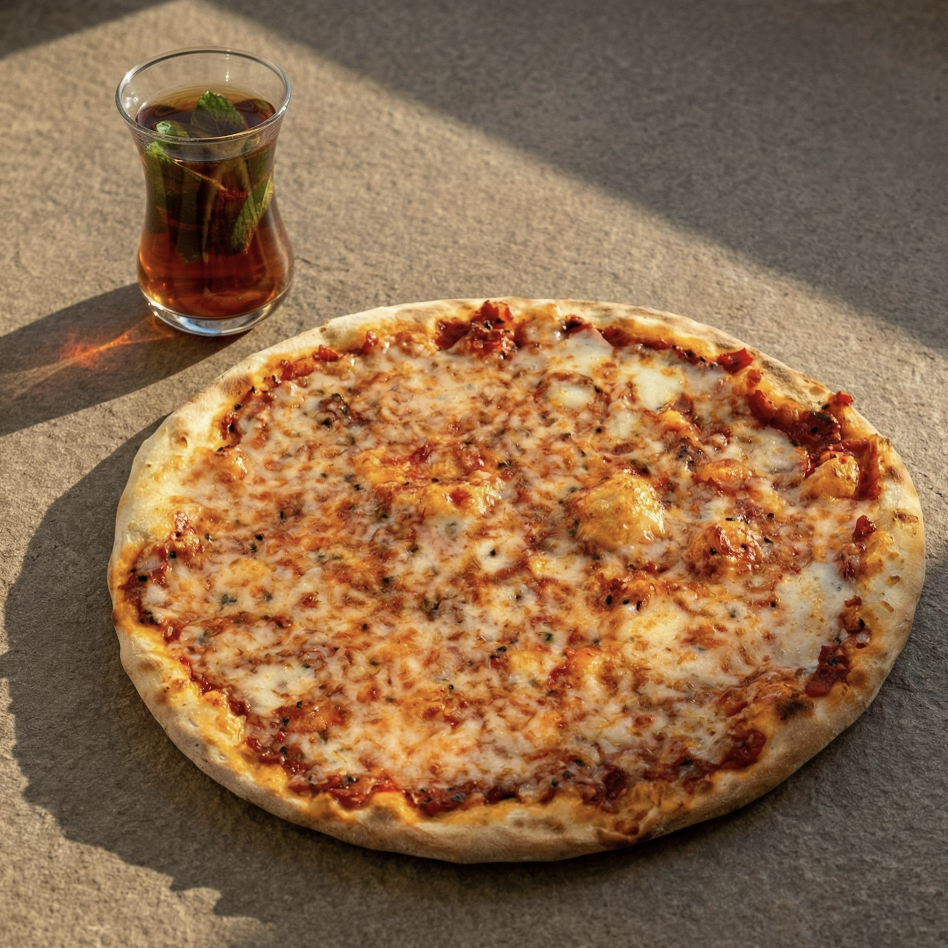 Muhammara & Cheese Manakish