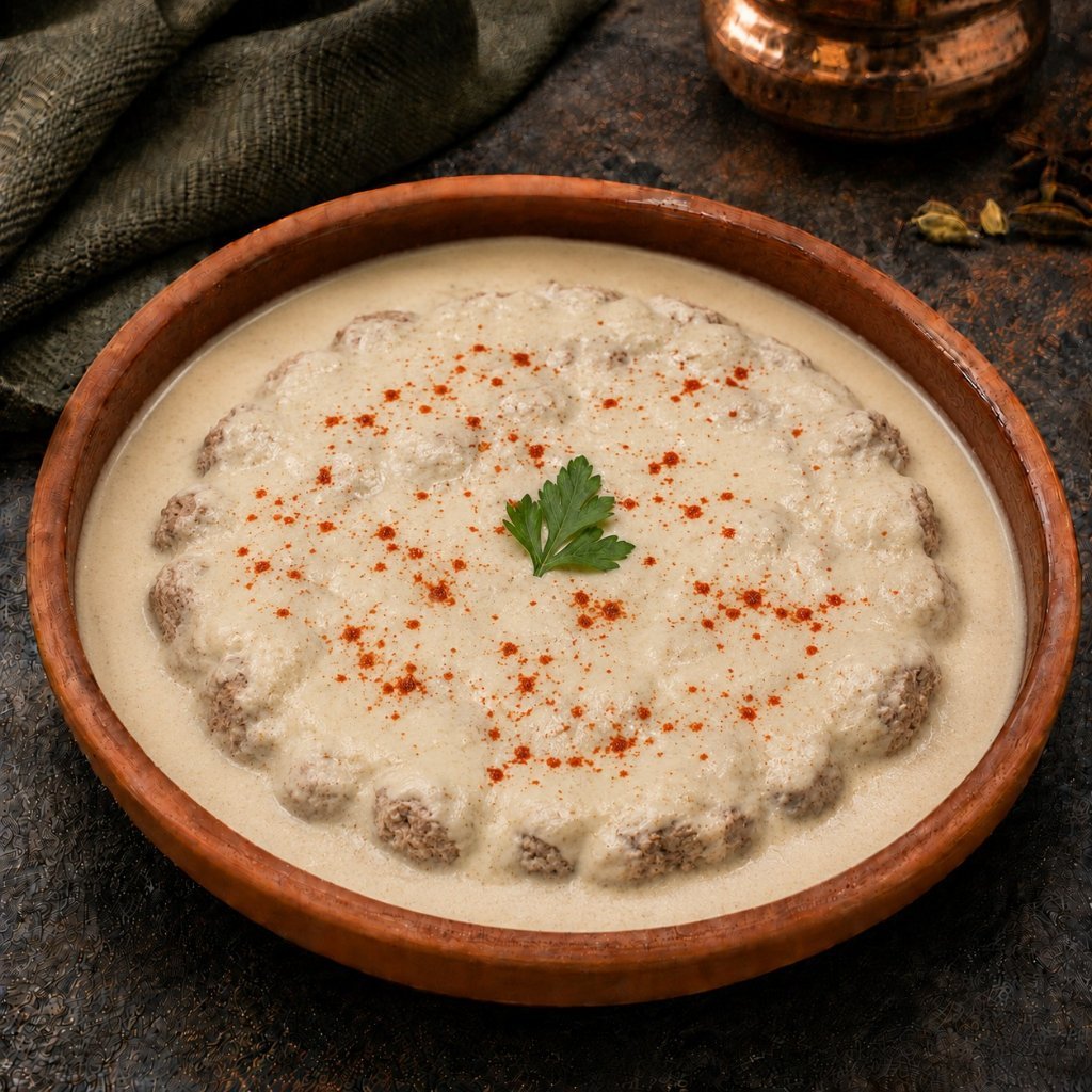طاجن كفتة بالطحينة