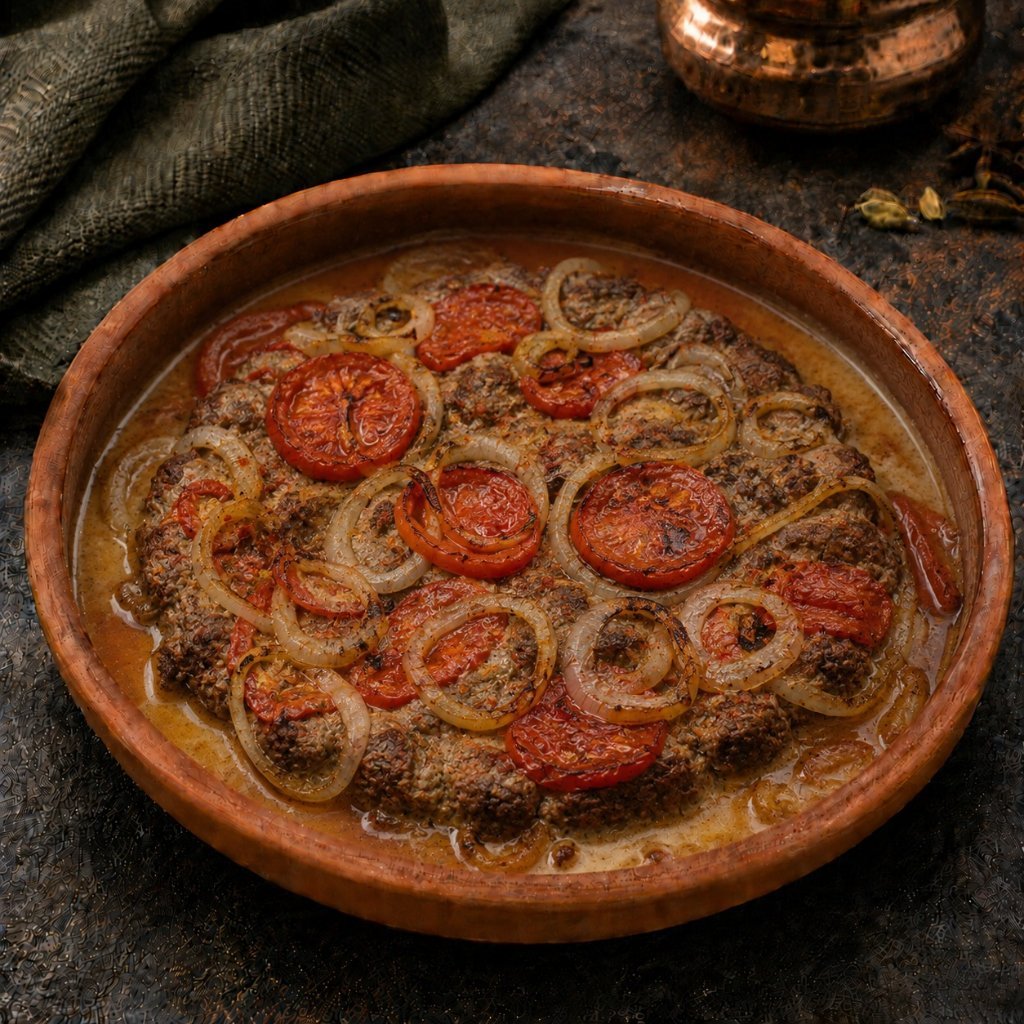 طاجن كفتة بالخضار